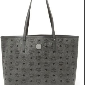 Mcm Limonta Tote Phantom Grey